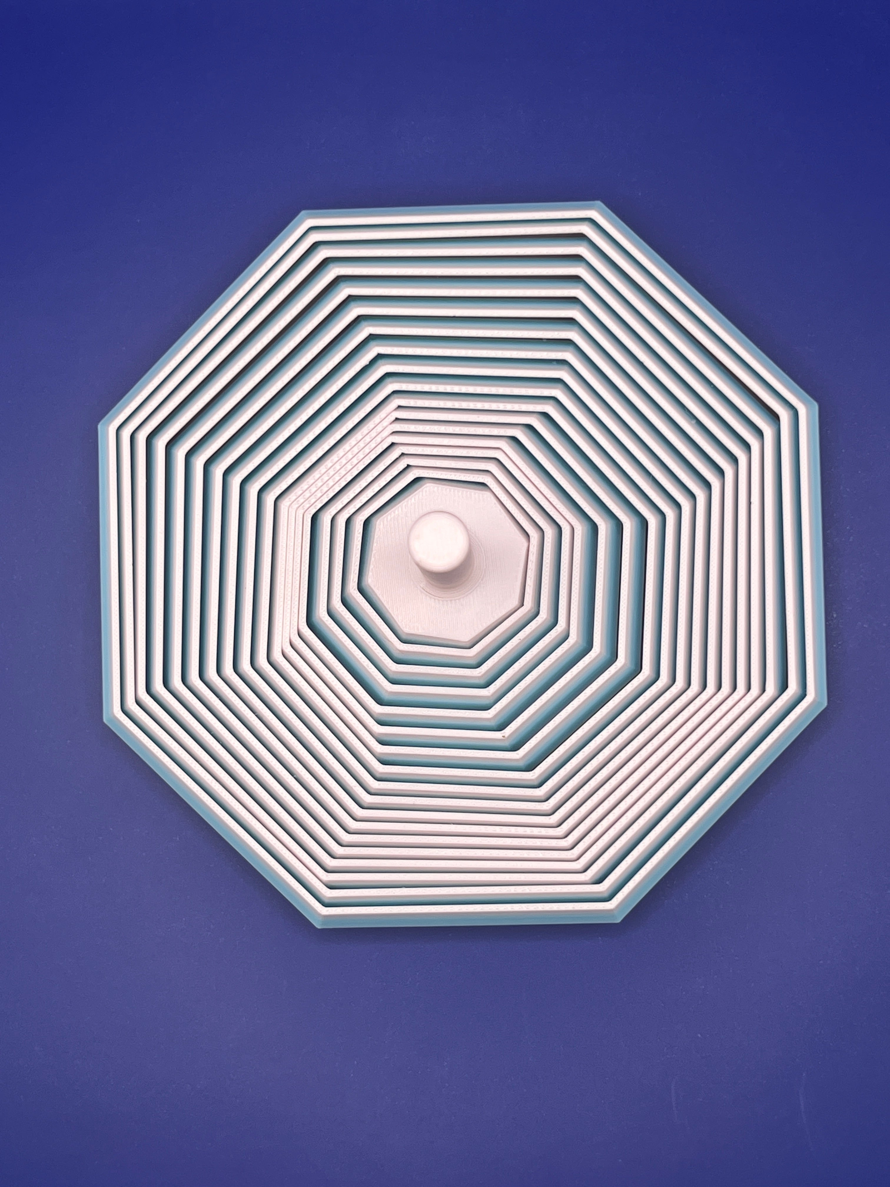 Hexagon Fidget Spinner - 3D Printed Stress Relief Toy | Satisfying Desk Fidget | ADHD Focus Tool | NZ Made