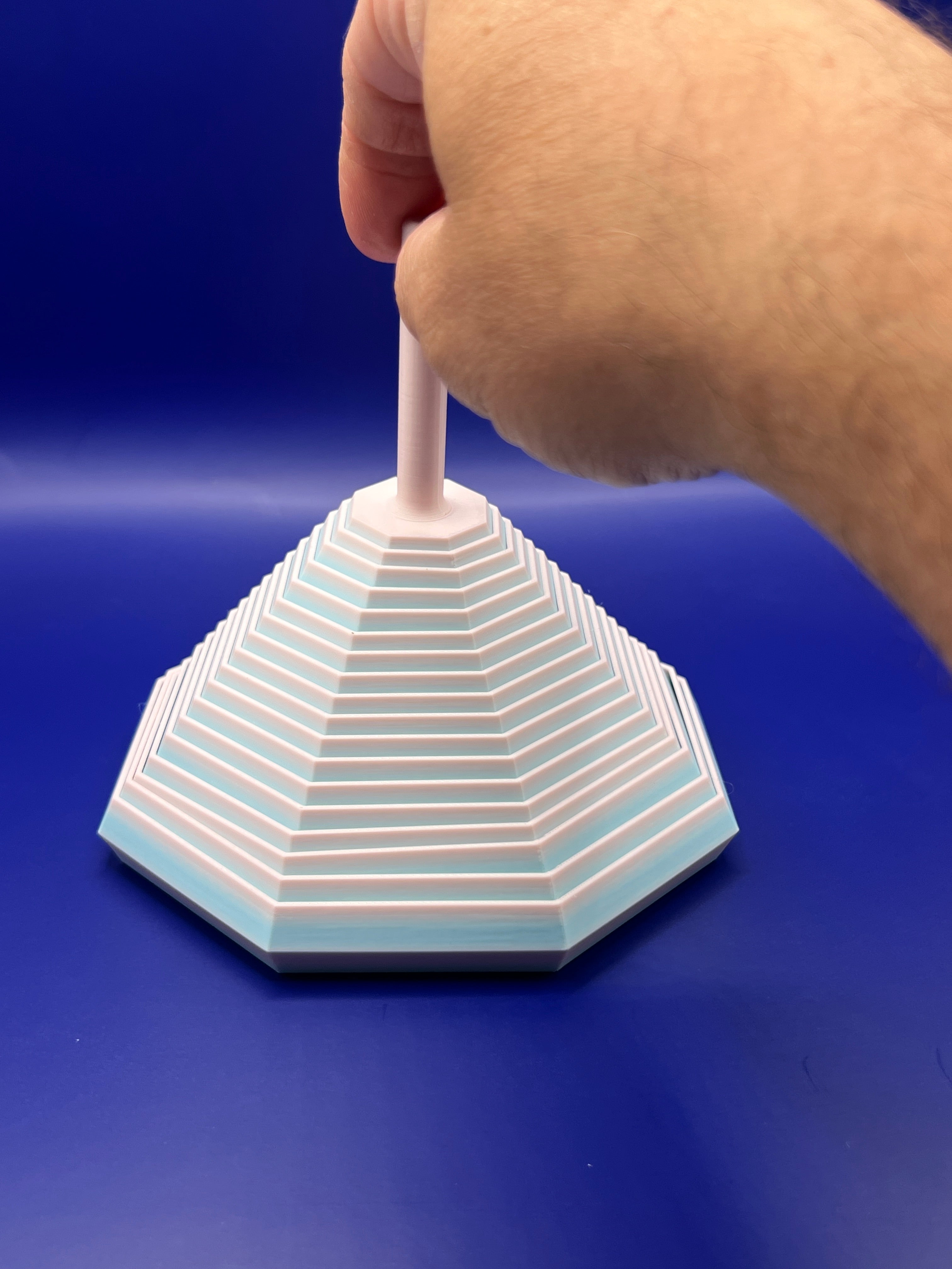 Hexagon Fidget Spinner - 3D Printed Stress Relief Toy | Satisfying Desk Fidget | ADHD Focus Tool | NZ Made