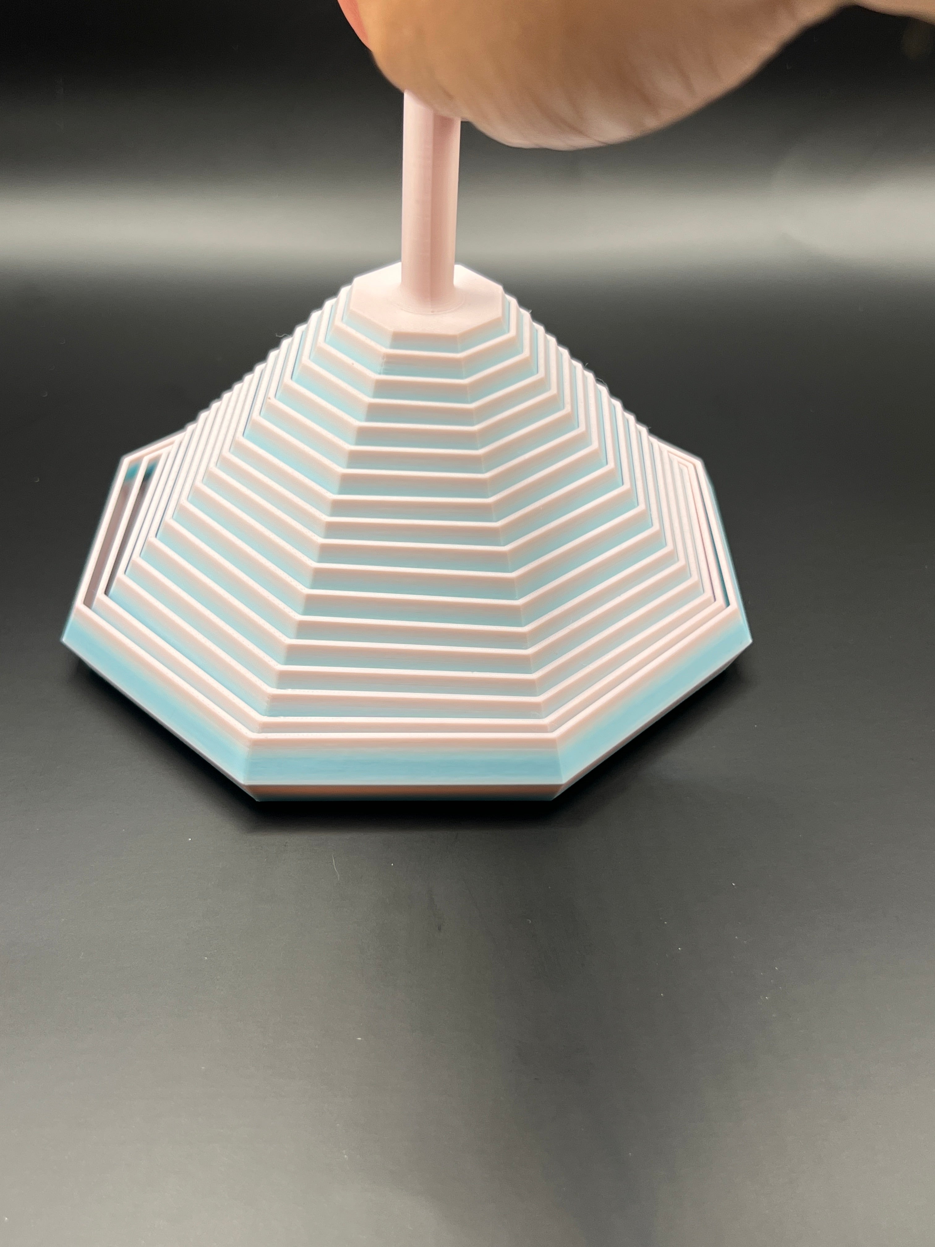 Hexagon Fidget Spinner - 3D Printed Stress Relief Toy | Satisfying Desk Fidget | ADHD Focus Tool | NZ Made